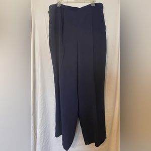 KATHY LEE WOMAN LADIES NAVY BLUE PANTS, Size 18W